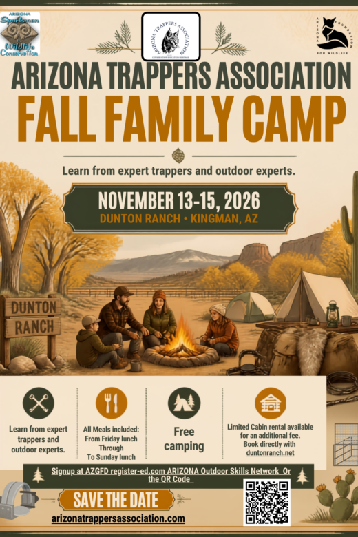 AZ Trappers Family Camp Nov 13-15 2026